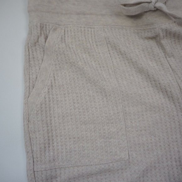 Splendid Jogger Beige Fireside Waffle Knit Pants Running Women - Picture 3 of 9